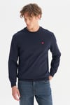Pamuklu Regular Fit Bisiklet Yaka Erkek Sweat GW2520255 410 LACİVERT