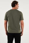 Pamuklu Regular Fit Bisiklet Yaka Erkek T Shirt 59020204 HAKİ