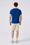 Pamuklu Regular Fit Bisiklet Yaka Erkek T Shirt 6SM5069-BL MAVİ