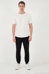 Pamuklu Regular Fit Bisiklet Yaka Erkek T Shirt 5904074 EKRU