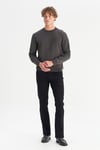 Pamuklu Regular Fit Bisiklet Yaka Erkek Sweat GW2520255 33W ANTRASİT