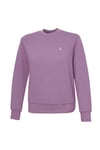 Pamuklu Regular Fit Bisiklet Yaka Kadın Sweat 922440-4856 KOYU MOR