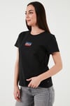 Pamuklu Regular Fit Bisiklet Yaka Kadın T Shirt A2086-0286 SİYAH