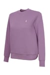 Pamuklu Regular Fit Bisiklet Yaka Kadın Sweat 922440-4856 KOYU MOR