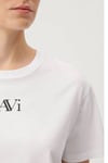 Pamuklu Regular Fit Bisiklet Yaka Kadın T Shirt 1611594-620 BEYAZ