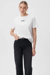 Pamuklu Regular Fit Bisiklet Yaka Kadın T Shirt 1611594-620 BEYAZ