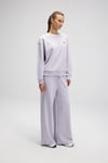 Pamuklu Regular Fit Bisiklet Yaka Kadın Sweat EF527-LC LİLA