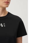 Pamuklu Regular Fit Bisiklet Yaka Kadın T Shirt 1611594-900 SİYAH