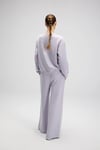 Pamuklu Regular Fit Bisiklet Yaka Kadın Sweat EF527-LC LİLA