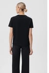 Pamuklu Regular Fit Bisiklet Yaka Kadın T Shirt 1611594-900 SİYAH
