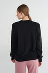 Pamuklu Regular Fit Bisiklet Yaka Kadın Sweat 922440-2001 SİYAH