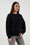 Pamuklu Regular Fit Bisiklet Yaka Kadın Sweat A3172-0010 SİYAH