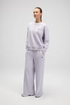 Pamuklu Regular Fit Bisiklet Yaka Kadın Sweat EF527-LC LİLA