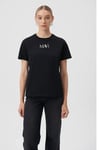 Pamuklu Regular Fit Bisiklet Yaka Kadın T Shirt 1611594-900 SİYAH