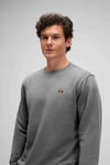 Pamuklu Regular Fit Bisiklet Yaka Logolu Erkek Sweat EM579-ANT ANTRASİT