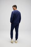 Pamuklu Regular Fit Bisiklet Yaka Logolu Erkek Sweat EM556-NV LACİVERT