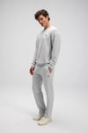 Pamuklu Regular Fit Bisiklet Yaka Logolu Erkek Sweat EM579-GI GRİ