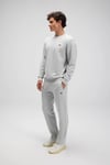 Pamuklu Regular Fit Bisiklet Yaka Logolu Erkek Sweat EM579-GI GRİ