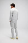 Pamuklu Regular Fit Bisiklet Yaka Logolu Erkek Sweat EM579-GI GRİ