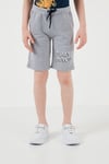 Pamuklu Regular Fit Bisiklet Yaka Şortlu Alt-Üst Erkek Çocuk Takım 6212009 İNDİGO