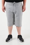 Pamuklu Regular Fit Büyük Beden Erkek Bermuda 5908042B GRİ MELANJ