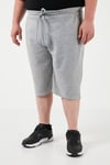 Pamuklu Regular Fit Büyük Beden Erkek Bermuda 5908042B GRİ MELANJ