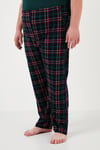 Pamuklu Regular Fit Büyük Beden Erkek Pijama Takımı 6572002B YEŞİL