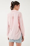 Pamuklu Regular Fit Cepli Kadın Gömlek CF25S16992 AÇIK PEMBE