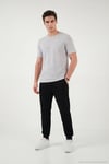 Pamuklu Regular Fit Çizgili Bisiklet Yaka Erkek T Shirt 5904030 BEYAZ