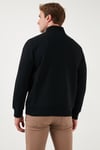 Pamuklu Regular Fit Dik Yaka 2'li Paket Erkek Sweat 59052592S2 ANTRASİT-SİYAH