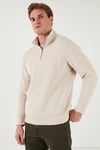 Pamuklu Regular Fit Dik Yaka 2'li Paket Erkek Sweat 59052592S2 PETROL-KUM