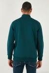 Pamuklu Regular Fit Dik Yaka 2'li Paket Erkek Sweat 59052592S2 PETROL-KUM