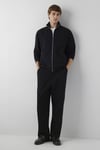 Pamuklu Regular Fit Dik Yaka Erkek Sweat 0S10628-900 SİYAH