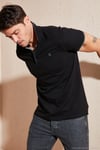 Pamuklu Regular Fit Düğmeli 2'li Paket Erkek Polo Yaka T Shirt 5902118S2 SİYAH-SİYAH