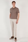 Pamuklu Regular Fit Düğmeli 3'lü Paket Erkek Polo Yaka T Shirt 5902739S3 İndigo-Kırmızı-Vizon