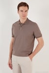 Pamuklu Regular Fit Düğmeli 3'lü Paket Erkek Polo Yaka T Shirt 5902739S3 Nefti-Vizon-Saks