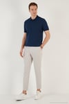 Pamuklu Regular Fit Düğmeli 3'lü Paket Erkek Polo Yaka T Shirt 5902739S3 İndigo-Kırmızı-Nefti
