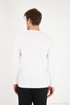 Pamuklu Regular Fit Düğmeli Bisiklet Yaka Erkek Sweat 5905852 EKRU