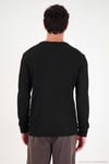 Pamuklu Regular Fit Düğmeli Bisiklet Yaka Erkek Sweat 5905852 SİYAH
