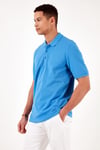 Pamuklu Regular Fit Düğmeli Erkek Polo Yaka T Shirt 5902127 KOYU MAVİ