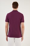 Pamuklu Regular Fit Düğmeli Erkek Polo Yaka T Shirt 5902739 MÜRDÜM