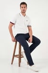 Pamuklu Regular Fit Düğmeli Erkek Polo T Shirt 5904066 BEYAZ