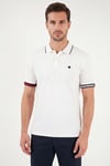 Pamuklu Regular Fit Düğmeli Erkek Polo T Shirt 5904066 BEYAZ