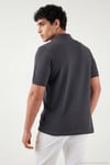 Pamuklu Regular Fit Düğmeli Erkek Polo Yaka T Shirt 5902127 ANTRASİT