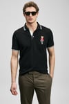 Pamuklu Regular Fit Düğmeli Erkek Polo Yaka T Shirt 111040245 SİYAH