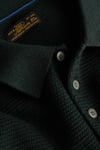 Pamuklu Regular Fit Düğmeli Erkek Polo Yaka Kazak 12299904 KOYU YEŞİL