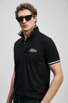 Pamuklu Regular Fit Düğmeli Erkek Polo Yaka T Shirt 111040249 SİYAH