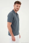 Pamuklu Regular Fit Düğmeli Erkek Polo Yaka T Shirt 5902127 PETROL