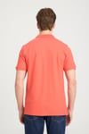 Pamuklu Regular Fit Düğmeli Erkek Polo Yaka T Shirt W7D5K4XX2T 512 KORAL