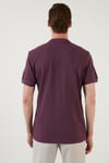 Pamuklu Regular Fit Düğmeli Erkek Polo Yaka T Shirt 5902127 MÜRDÜM